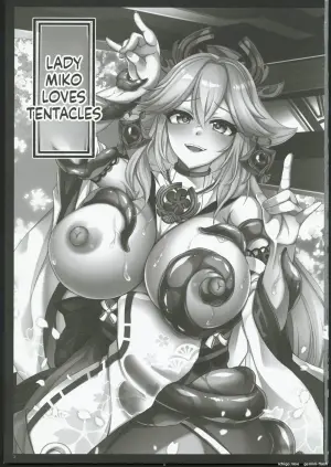 (C102) [DG Project (Tokonaru)] Miko-sama wa Shokushu ga Osuki (Genshin Impact) [English] [SCANMTL]