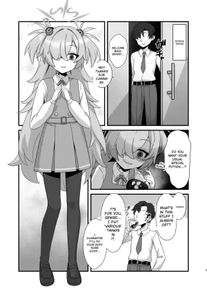 [Gensou Mikan (Kirimia)] Zenshou kara Akai Ito de Musubarerukara Sakusei Ecchi shitemo Ii yonee | Since we've been tied together by the red thread of fate from our past lives, it's totally fine if we have semen milking sex, right?~ (Blue Archive) [English] [Crazy Cunny Scans] [Digital]