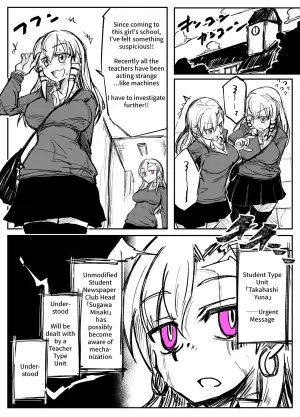 [Tousyoku] Girls School Mechanization Manga 1-7 [English]
