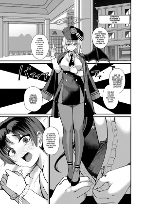 [Awa no Chikara (Kibouou Soap)] Sensei, Chotto Hajimete Itadakimasu wa. | Sensei, I'd like to have a taste of your semen (Blue Archive) [English] [XO Manga] [Digital]